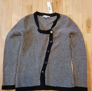 Pendleton Black and White Cardigan Sweater
